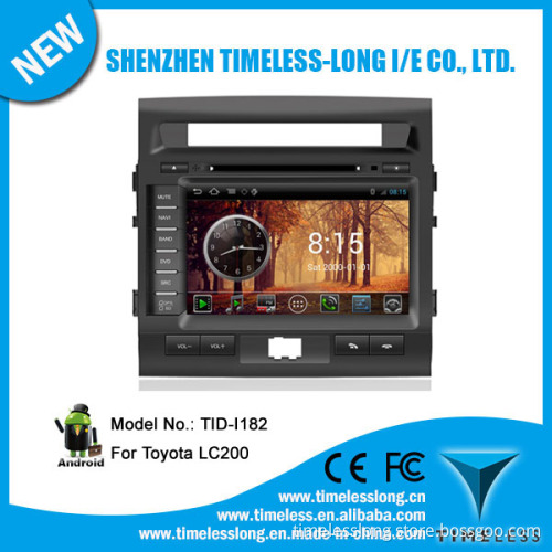 Android 4.0 Car GPS for Toyota Land Cruiser 200 2012 with GPS A8 Chipset 3 Zone Pop 3G/WiFi Bt 20 Dics Playing